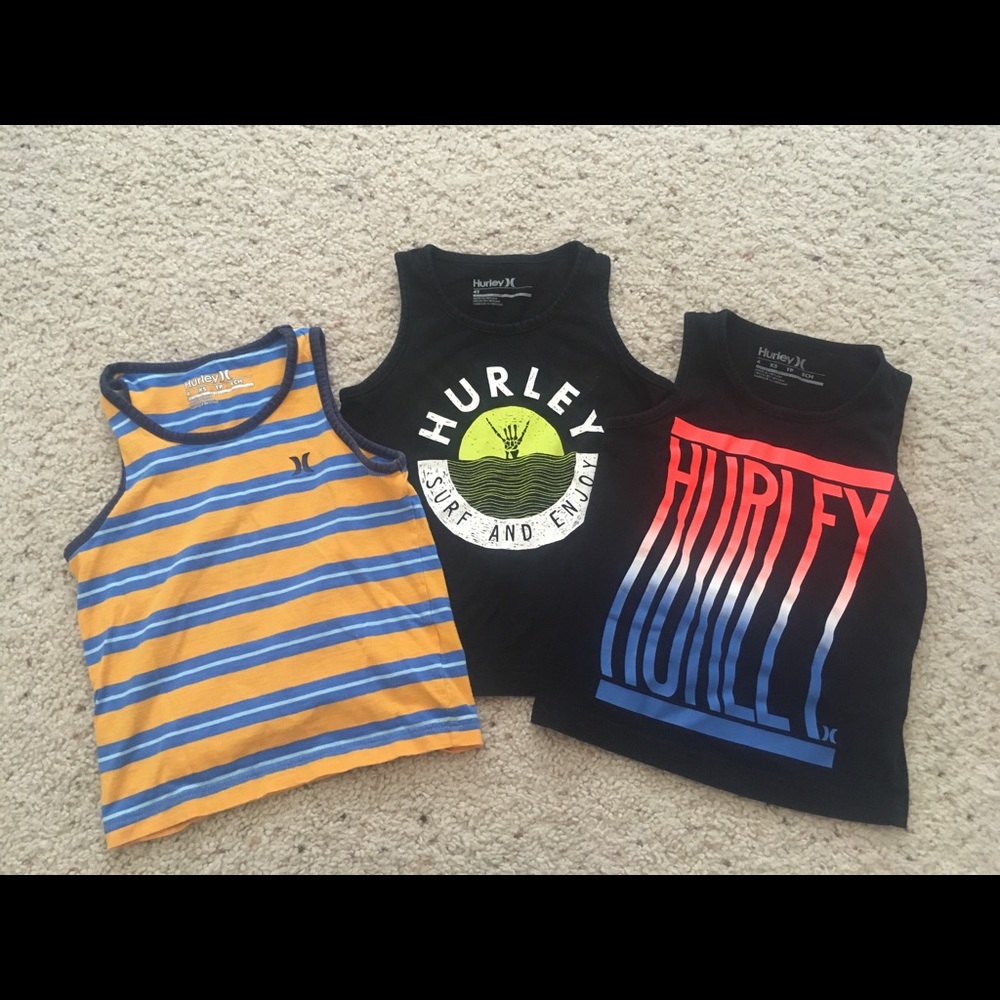 Boys Hurley Tank Tops 4T